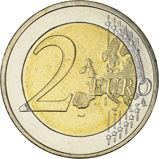 Grecia, 

2 euros, 

Estrella