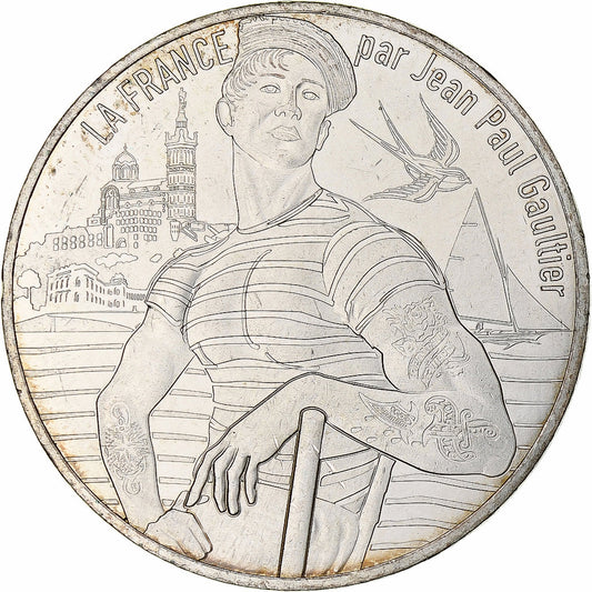 Francia, 
  
  10 euros, 
  
  Jean-Paul Gaultier