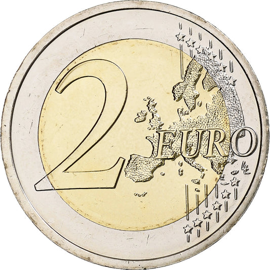 Eslovaquia, 
  
  2 euros, 
  
  25 aniversario de la República