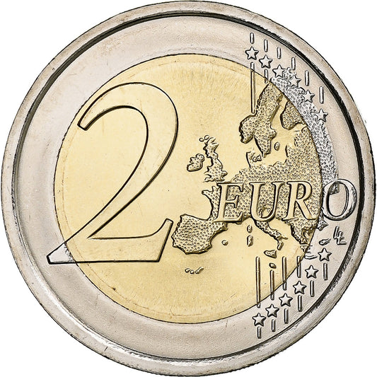 Italia, 

2 euros, 

2018