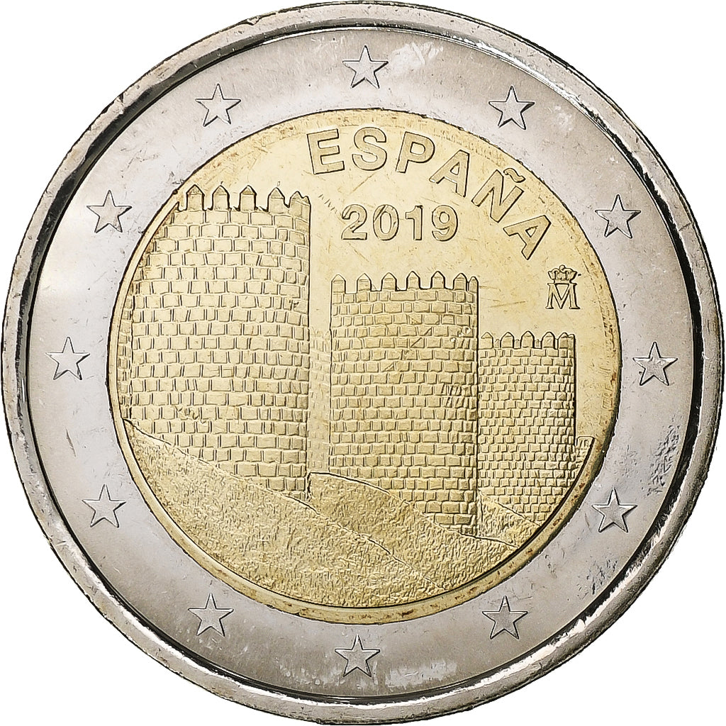 España, 

2 euros, 

2019