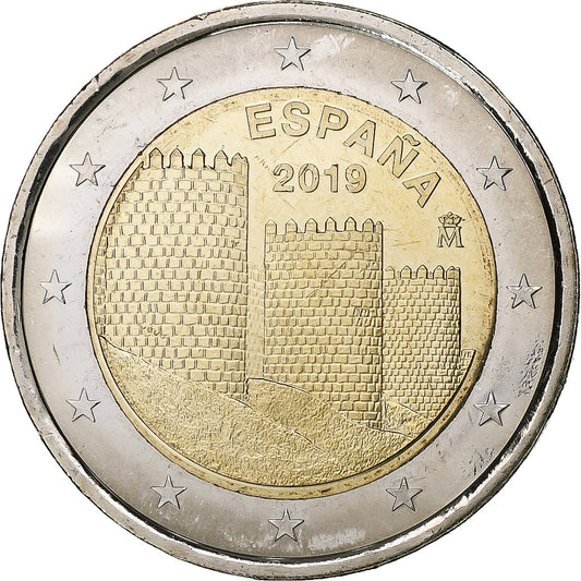 España, 

2 euros, 

2019