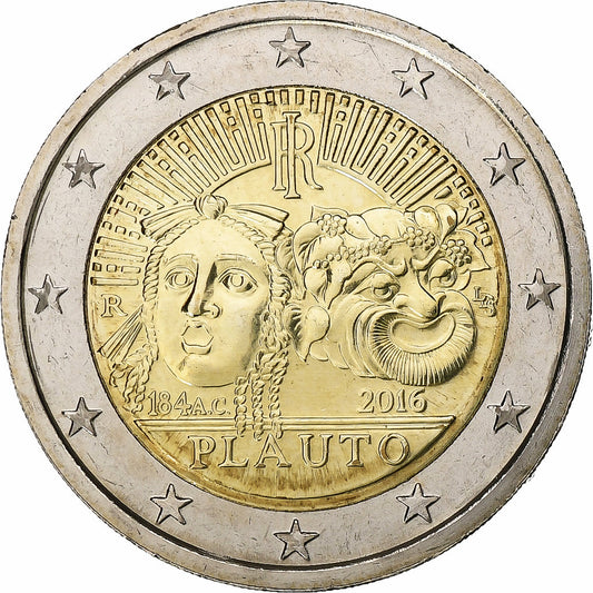 Italia, 

2 euros, 

2016