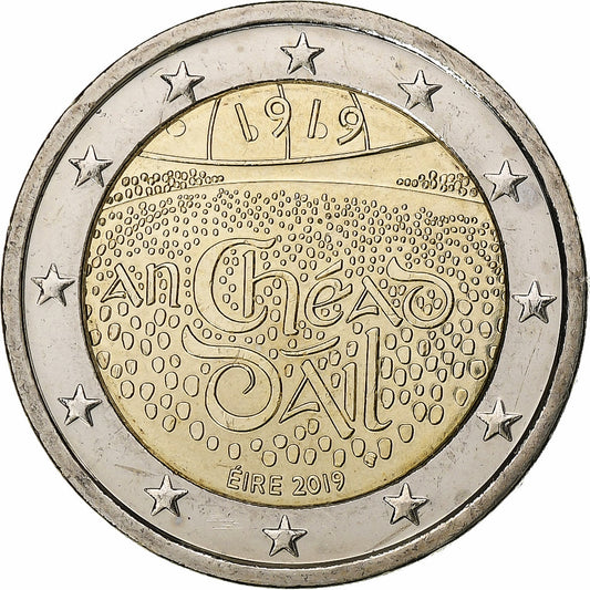 REPÚBLICA DE IRLANDA,

2 euros,

2019