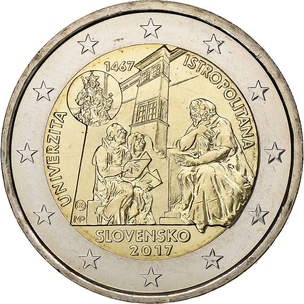 Eslovaquia, 
  
  2 euros, 
  
  2017