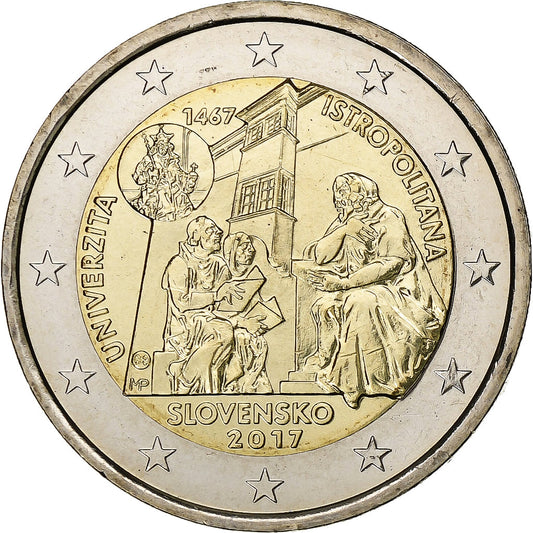 Eslovaquia, 
  
  2 euros, 
  
  2017