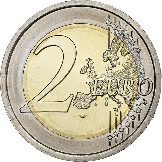 Italia, 
  
  2 euros, 
  
  leonardo da vinci