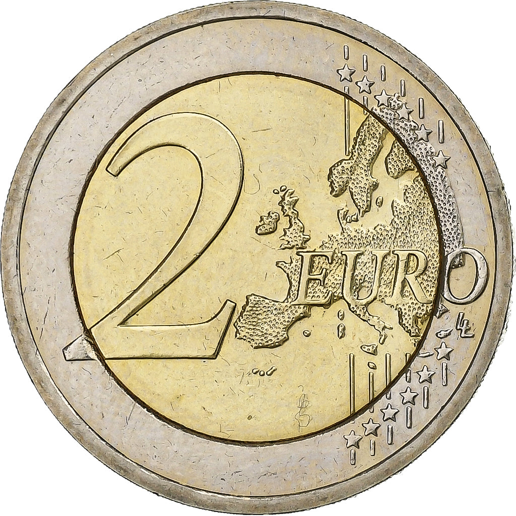 Eslovaquia,

2 euros,

Unión Monetaria Europea