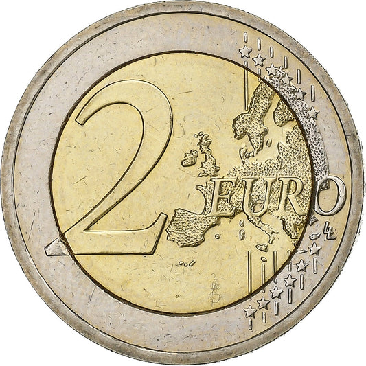 Eslovaquia,

2 euros,

Unión Monetaria Europea