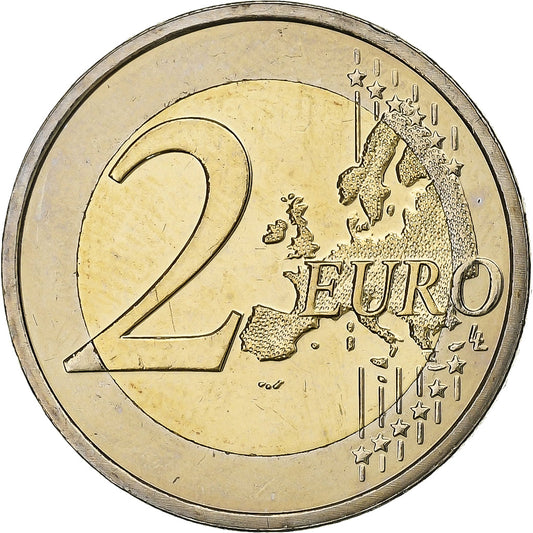 Malta, 

2 euros, 

Unión Monetaria Europea