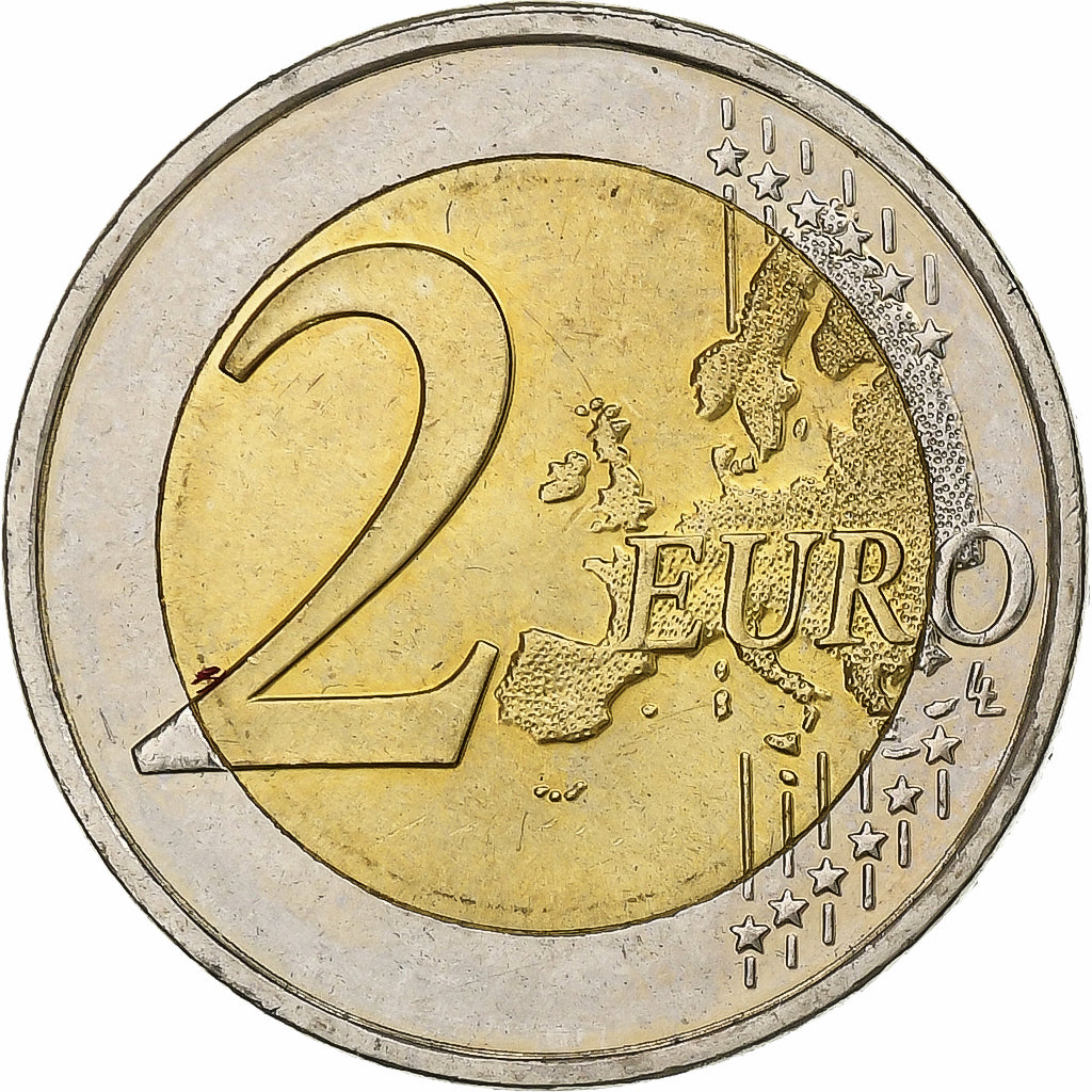 Grecia,

2 euros,

Unión Monetaria Europea