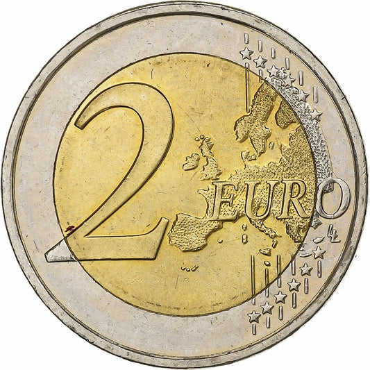 Grecia,

2 euros,

Unión Monetaria Europea