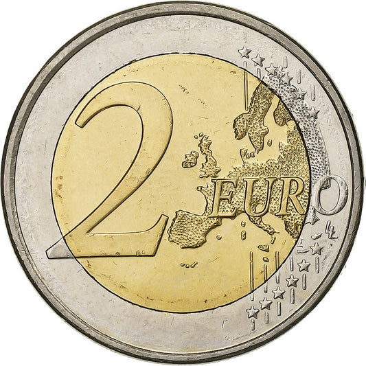 Finlandia, 

2 euros, 

Unión Monetaria Europea