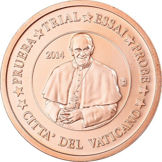 Vaticano, 

2 céntimos de euro, 

2014