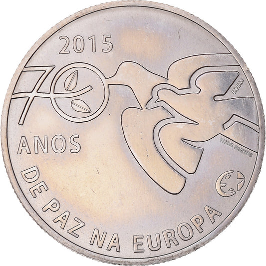 Portugal, 
  
  2,5 euros, 
  
  70 años de paz en Europa