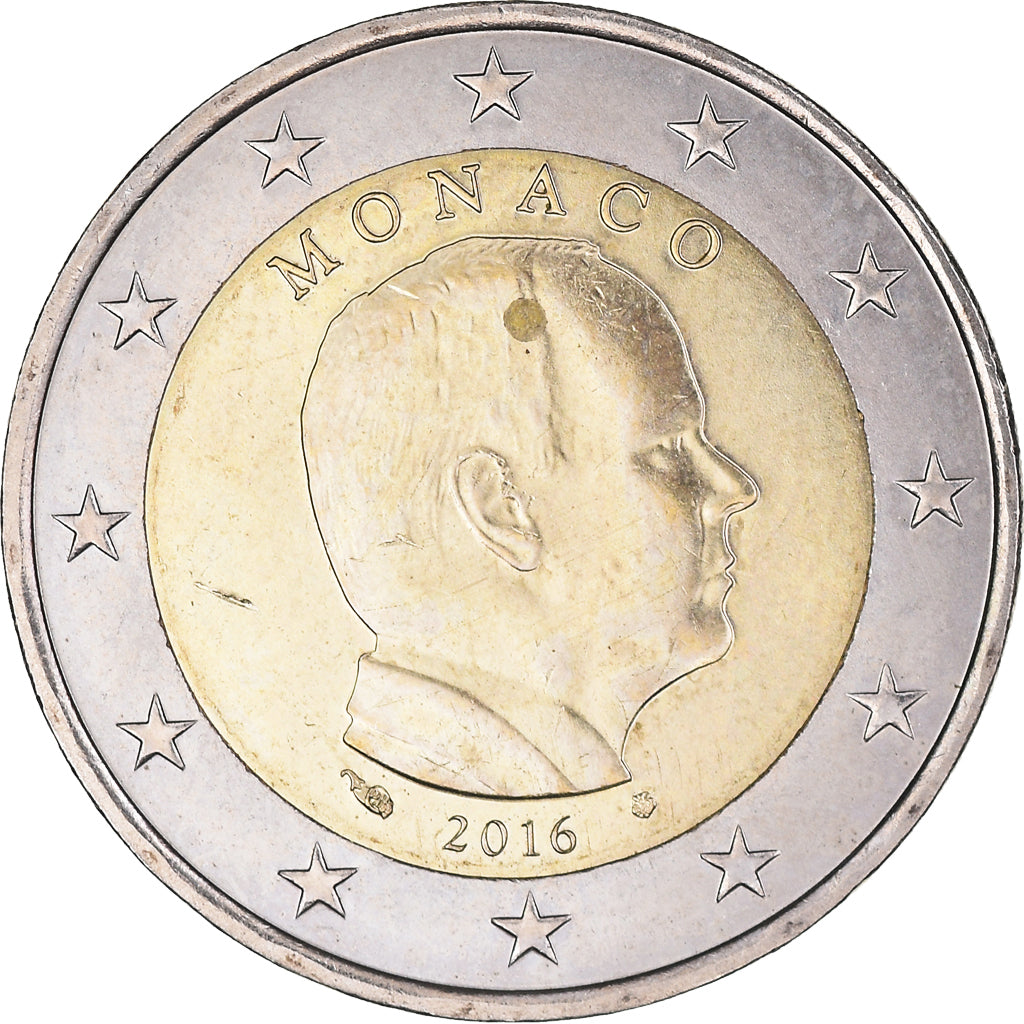 Mónaco, 
  
  2 euros, 
  
  2016