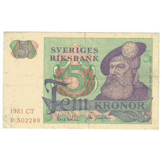billete de banco, 
  
  Suecia, 
  
  10 coronas