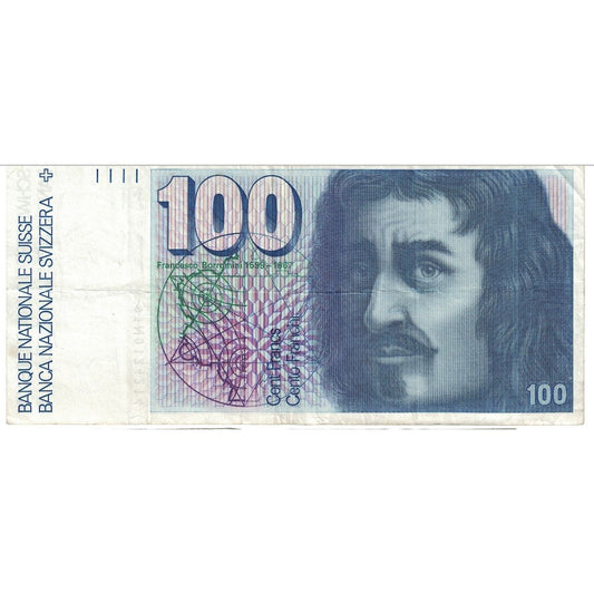 Billete de banco, Suiza, 

100 Franken