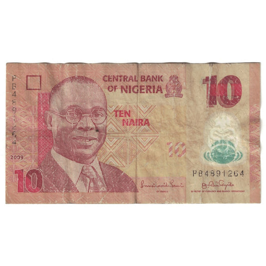 Billete de Nigeria, 10 nairas