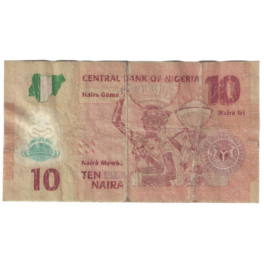 Billete de Nigeria, 10 nairas