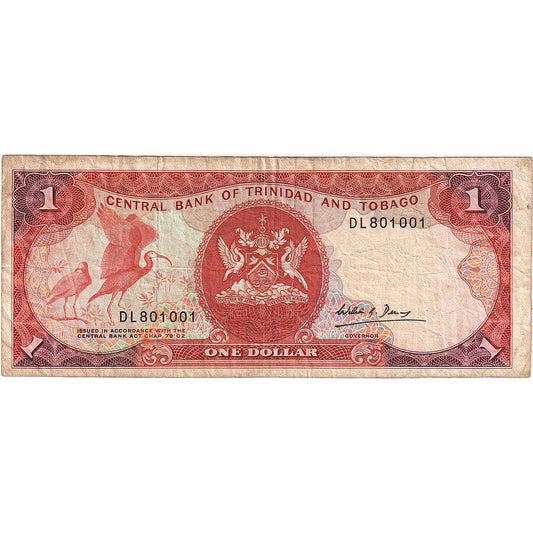 Trinidad y Tobago, 

1 dólar, 

Sin fecha (1985)