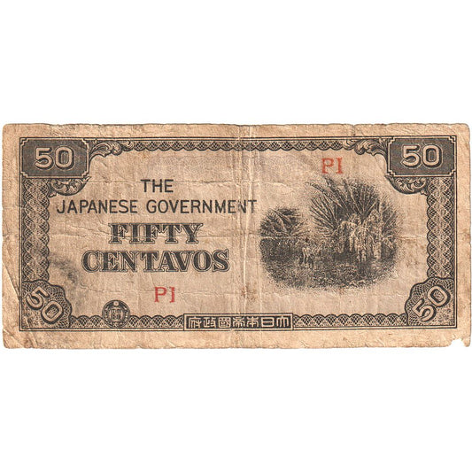 Filipinas, 
  
  50 Centavos, 
  
  Km:105a