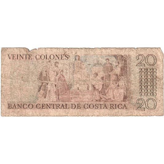 Costa Rica, 
  
  20 colones, 
  
  1981-12-24