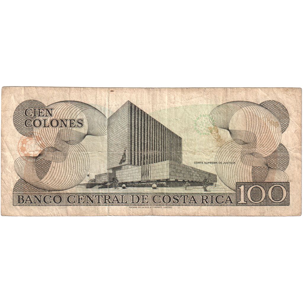 Costa Rica, 
  
  100 colones, 
  
  1981-12-24