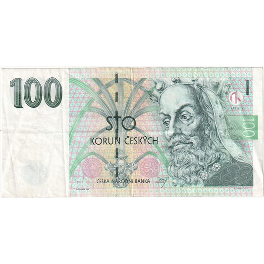 República Checa, 
  
  100 coronas, 
  
  UA(55-58)