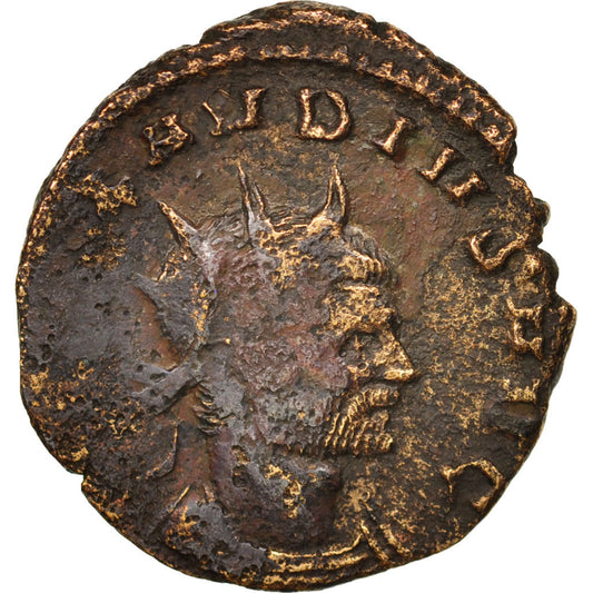 Acuñar, 
  
  Claudio II (Gótico), 
  
  Antoniniano