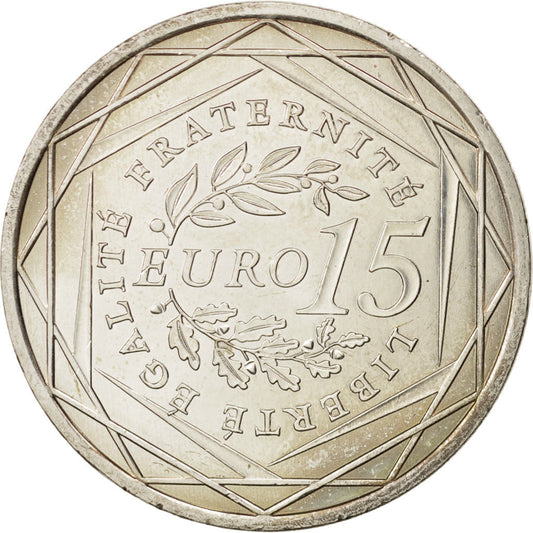 Moneda, Francia, 15 euros