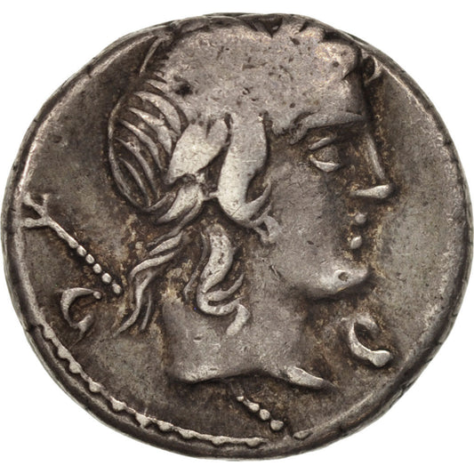 Acuñar, 
  
  Crepusio, 
  
  Denario