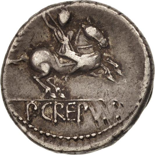 Acuñar, 
  
  Crepusio, 
  
  Denario