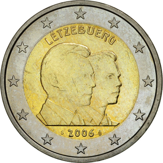Luxemburgo, 
  
  2 euros, 
  
  Letzebuerg