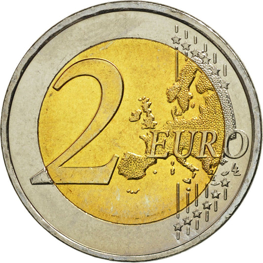 Grecia, 
  
  2 euros, 
  
  10 años euros