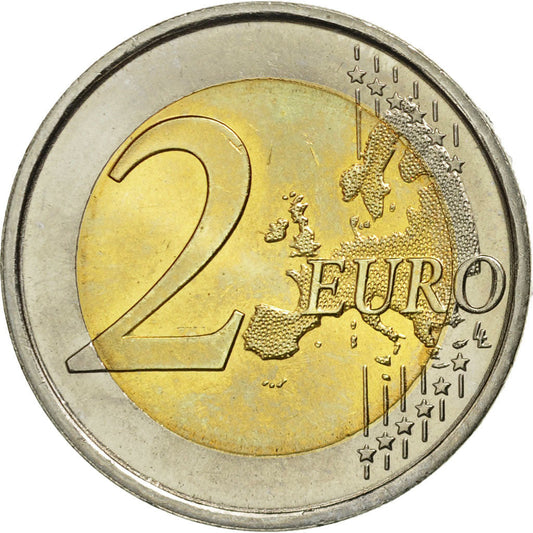 España, 
  
  2 euros, 
  
  10 años euros