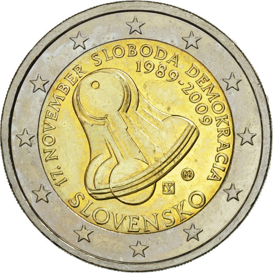 Eslovaquia, 

2 euros, 

20 cumpleaños