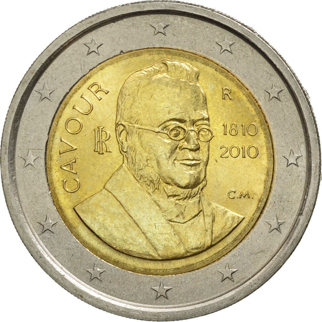 Italia, 
  
  2 euros, 
  
  Camilo Benso