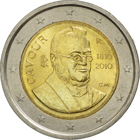 Italia, 
  
  2 euros, 
  
  Camilo Benso