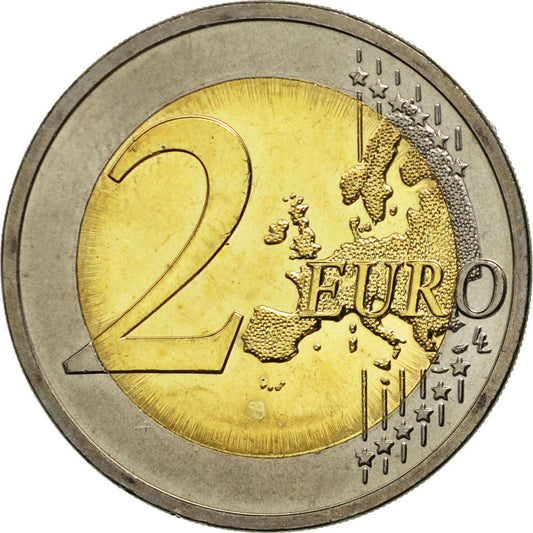 Eslovenia, 

2 euros, 

10 años en euros