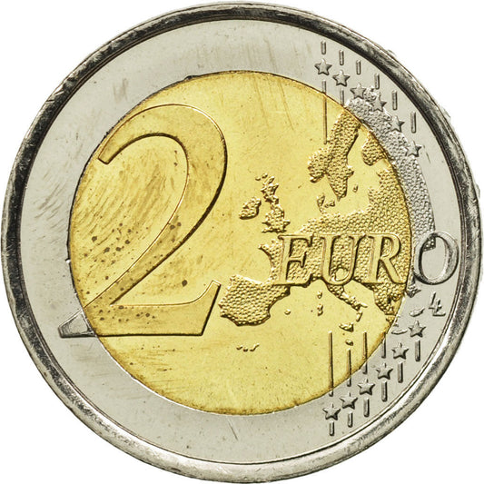 España, 
  
  2 euros, 
  
  Cordón