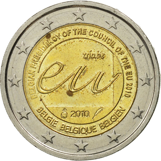 Bélgica, 
  
  2 euros, 
  
  UE