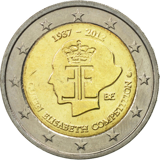 Bélgica,

2 euros,

Reina Isabel