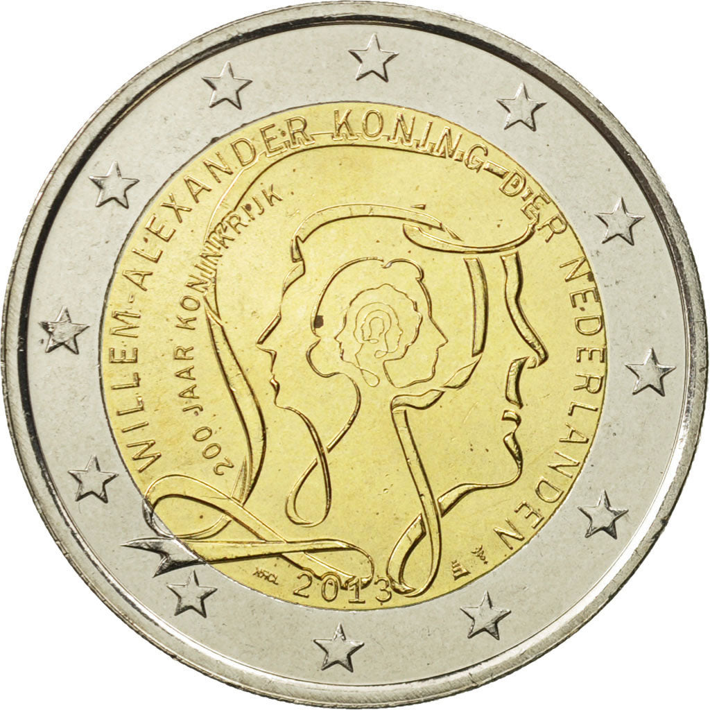 Países Bajos, 

2 euros, 

Fundación