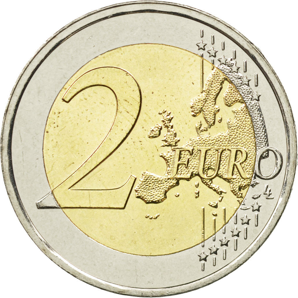 Países Bajos, 

2 euros, 

Fundación