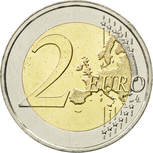 Países Bajos, 

2 euros, 

Fundación