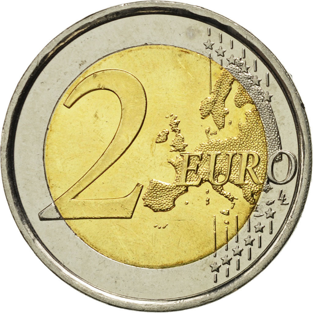 España, 
  
  2 euros, 
  
  10 años de euro
