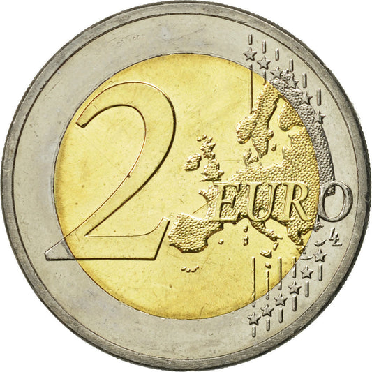 Países Bajos,

2 euros,

Reina Beatriz