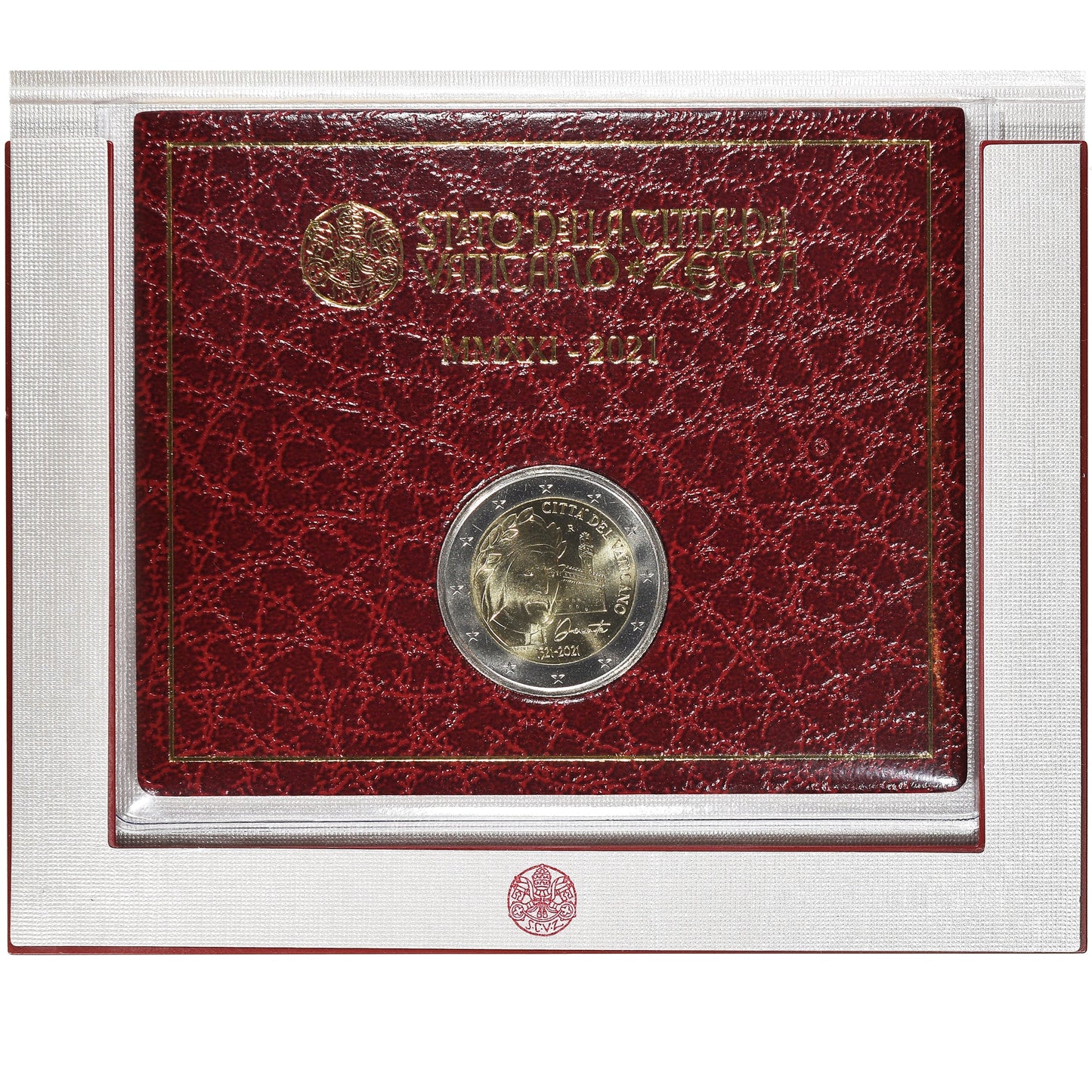 Vaticano, 

2 euros, 

2021