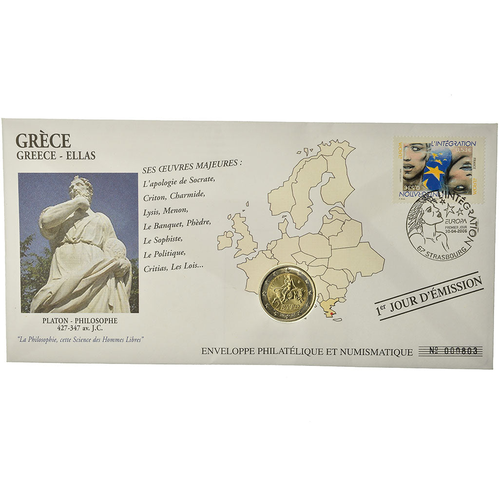 Grecia, 

2 euros, 

2005